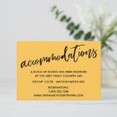 カジュアルApricotの結婚宿泊 エンクロージャーカード (スタンド正面)