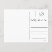 カジュアルHappy New Year Handshed Holiday Photo シーズンポストカード (裏面)