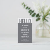 カジュアルHello Mommy Card/Calling Card コーリングカード (スタンド正面)