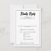 カジュアルPhoto Food Choices 出欠カード (正面)