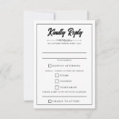 カジュアルPhoto Food Choices 出欠カード (正面)