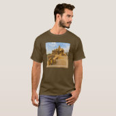 カジュラホのヒンドゥー寺院 Tシャツ (正面フル)