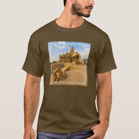 カジュラホのヒンドゥー寺院 Tシャツ (正面)