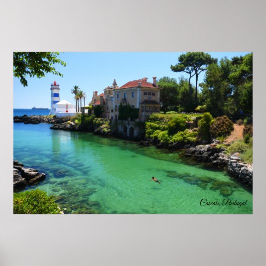 カスカイスポルトガルファロルサンタマルタ ポスター (正面)