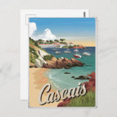 カスカイスポルトガルヴィンテージ ポストカード (正面/裏面)