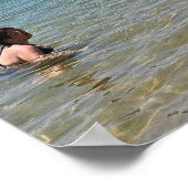 カスカイビーチ，ポルトガル ポスター (角)