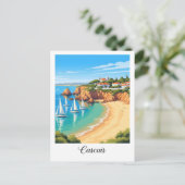 カスカイ，ポルトガル – 沿岸町 ポストカード (スタンド正面)