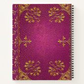 カスグラインオールドブックスタイルモノグラム ノートブック (裏面)