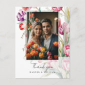 カスケーキ結婚ングの感謝してい写真 ポストカード (正面)