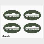 カスケーズプレゼー 楕円形シール (シート)