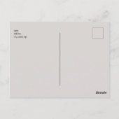 カスケーディンググリーンリーニュートラルブライダルシャワー ポストカード (裏面)