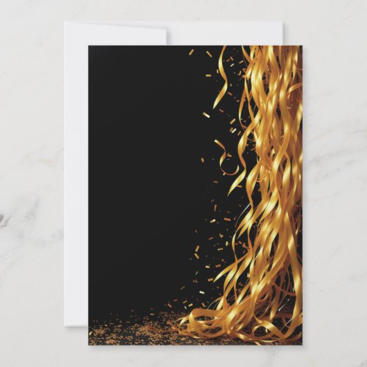 カスケーディングゴールデンストリーマー大晦日パーティー 招待状 (裏面)