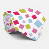 カスケーディングスクウェア – 白 ネクタイ (ロール)