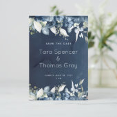 カスケーディングネイビー結婚オニー セーブザデート (スタンド正面)