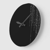 カスケーディングバイナリ ラージ壁時計 (傾斜)