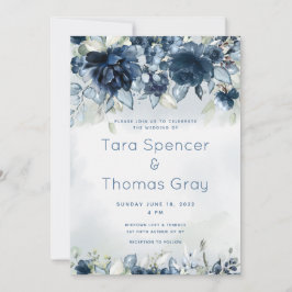 カスケーディングバラ結婚ズラグジュアリー招待状スイート 招待状