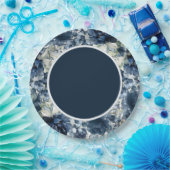 カスケーディングピ結婚ーニーの9インチ海軍ディナープレート ペーパープレート (パーティー)