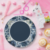 カスケーディングピ結婚ーニーの9インチ海軍ディナープレート ペーパープレート (パーティー)