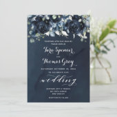 カスケーディングペオニー結婚式招待状スイート 招待状 (スタンド正面)