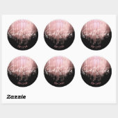 カスケーディングライトスイート16バラ金ゴールドID790 ラウンドシール (シート)