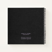 カスケーディングライトモノグラムバイオレットID789 ノートブック (裏面)