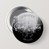 カスケーディングライトSweet 16白黒ID790 缶バッジ (正面&裏面)