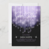 カスケーディングライトSweet 16 Violet ID790 招待状 (正面)