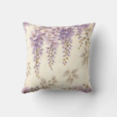 カスケーディング藤の花のパタモダンーン クッション (裏面)