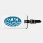 カスケードアイダホアウトドア ラゲッジタグ (正面横)