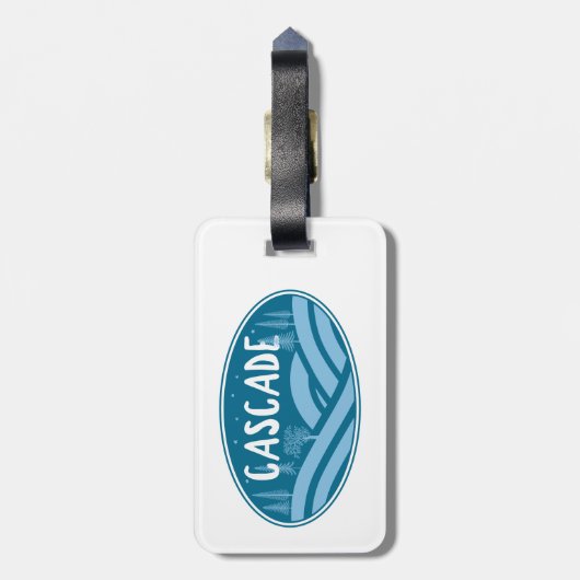 カスケードアイダホアウトドア ラゲッジタグ (裏面縦)