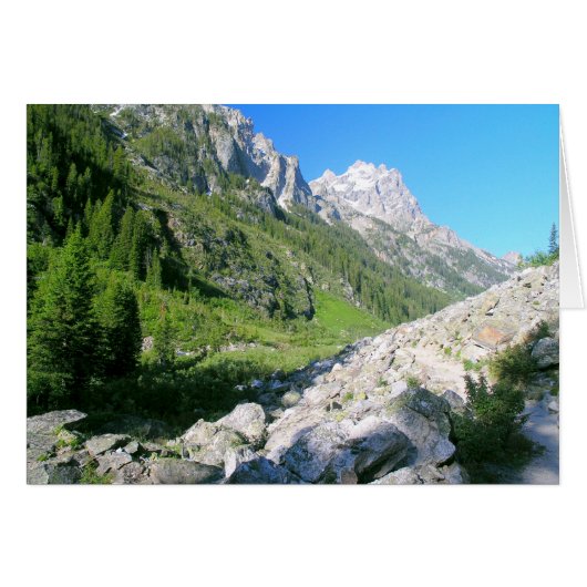 カスケードキャニオン、グランドテトン国立公園 (正面横)