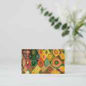 カスケードクール抽象芸術ファインアートフラクタル 名刺 (スタンド正面)