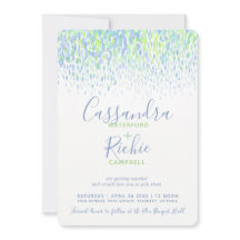 カスケードグリーンブルー結婚アート