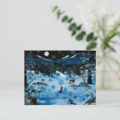 カスケードスノーフレーク葉書 ポストカード (スタンド正面)