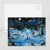 カスケードスノーフレーク葉書 ポストカード (正面/裏面)