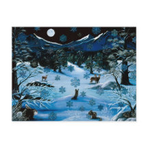 カスケードスノーフレーク葉書