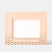 カスケードハート新生児バレンタイン レーザー彫刻フレーム (正面)