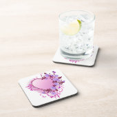 カスケードバララベンダーハート コースター (右側)