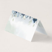 カスケードバラ結婚のゲストテーブルシーティングカード (裏面)