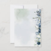 カスケードバラ結婚の2食選択RSVPカード 出欠カード (裏面)