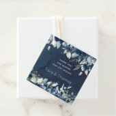 カスケードバラ結婚式の引き出物ギフトスクエアラベル フェイバータグ (インサイチュ)