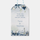 カスケードバラ結婚式の引き出物ギフト長ラベル ギフトタグ (正面)