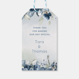 カスケードバラ結婚式の引き出物ギフト長ラベル ギフトタグ