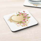 カスケードバラ金ゴールドハート コースター (左側)