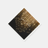 カスケードライトスイート16金ゴールドID790 スタンダードカクテルナプキン (角)