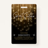 カスケードライトスイート16金ゴールドID790 バッジ (正面)