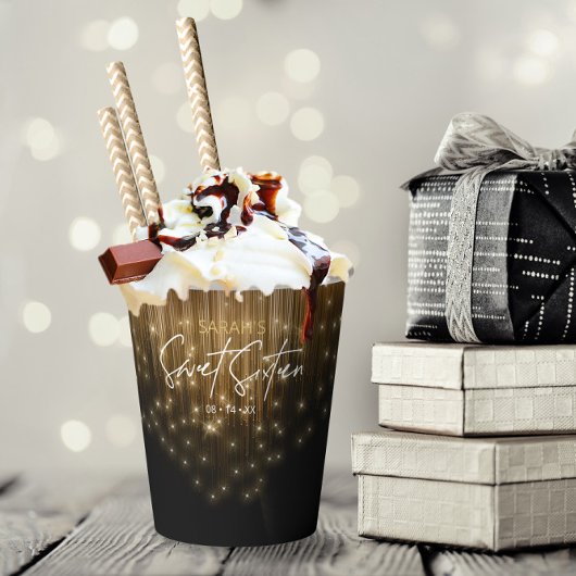 カスケードライトスイート16金ゴールドID790 紙コップ