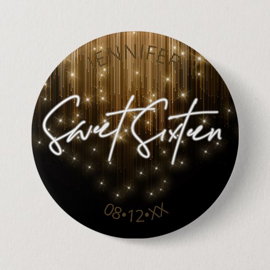 カスケードライトスイート16金ゴールドID790 缶バッジ (正面)