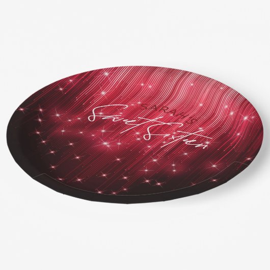 カスケードライトSweet 16赤ID790 ペーパープレート (アングル)