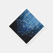 カスケードライトSweet 16青ID790 スタンダードカクテルナプキン (角)